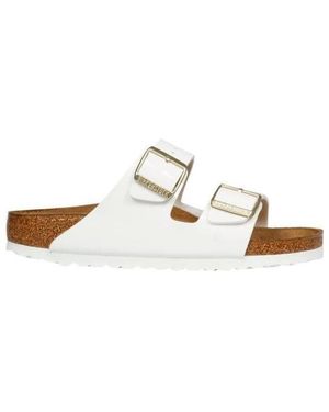 Birkenstock Arizona Patent Sandals - Metallic