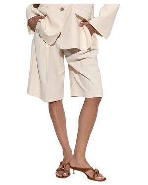 By Malene Birger Belt Loop Shorts - Natural