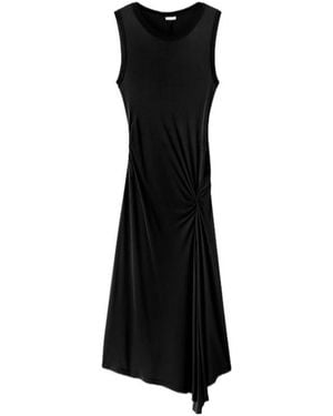 JOSEPH Cheikh Sleeveless Midi Dress - Black