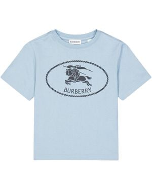 Burberry Simple T-Shirt - Blue