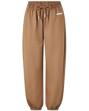 Off-White c/o Virgil Abloh Embroidered-Logo Track Pants - Brown
