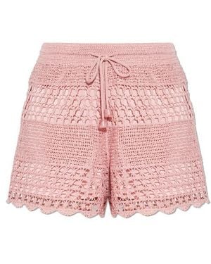Zimmermann Shorts With A Decorative Weave - Pink