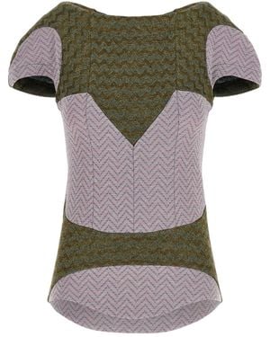 Kiko Kostadinov Patterned Top - Green