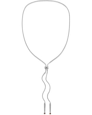 Jacques Marie Mage Plated Tigers Eye Necklace - White
