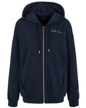 EA7 Long-Sleeved Jumper - Blue