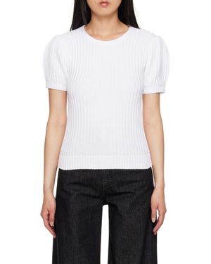 See By Chloé Short-Sleeved Sweater - White