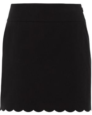Chloé Chloé Scalloped Mini Skirt - Black
