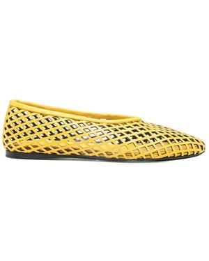 Proenza Schouler Perforated Ballerina Flats - Yellow