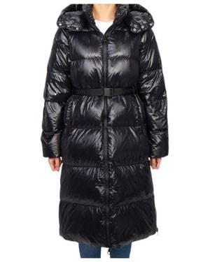 Duvetica Long-Sleeved Down Jacket - Black