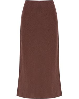 Samsøe & Samsøe Saagneta Skirt - Brown
