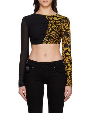 Versace Jeans Couture Spliced T-Shirt - Black