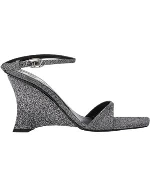 DIESEL D-Amber Wedge Sandals - Multicolor
