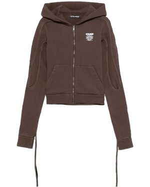 OTTOLINGER Zip-Up Hoodie - Brown