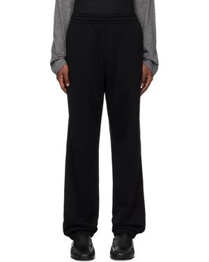 AURALEE Smooth Soft Sweatpants - Black