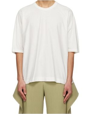 Homme Plissé Issey Miyake Basic T-Shirt - White