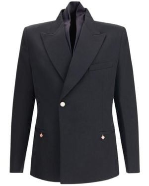 CASABLANCA Double Breasted Blazer - Blue