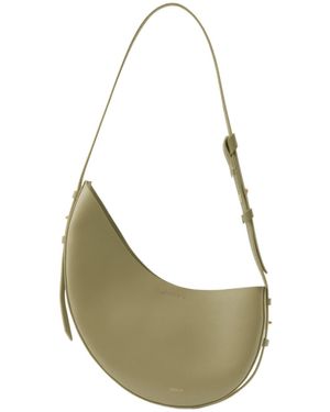 Soeur Zipper Shoulder Bag - Green
