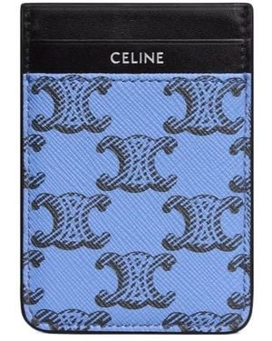 Celine Magnet Card Holder - Blue