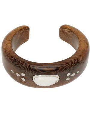 Isabel Marant Layla Logo Detail Bracelet - Brown