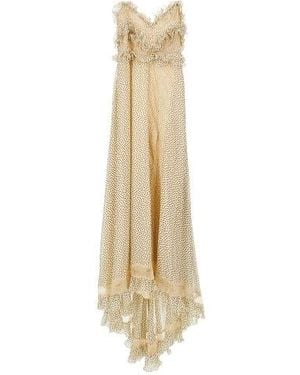 Valentino Polka Dot Dress - White