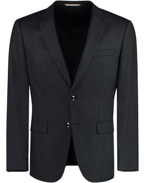 BOSS Single-Breasted Three-Piece Suit - Black