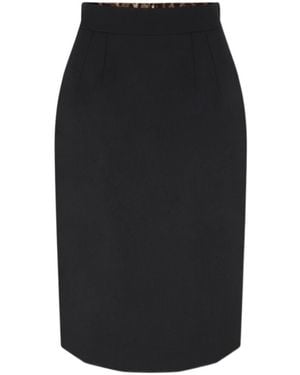 Dolce & Gabbana Straight Skirt - Black