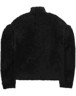 Acne Studios Funnel Neck Sweater - Black