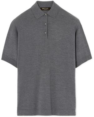 Loro Piana Royal Lightness Polo Shirt - Grey