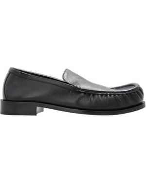 Dries Van Noten Round-Toe Loafers - Black