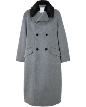Proenza Schouler Emma Double-Breasted Coat - Grey