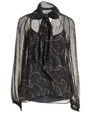 Max Mara Long Sleeve Tops - Black