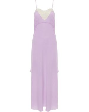 Chloé Chloé Thin-Strap Midi Dress - Purple