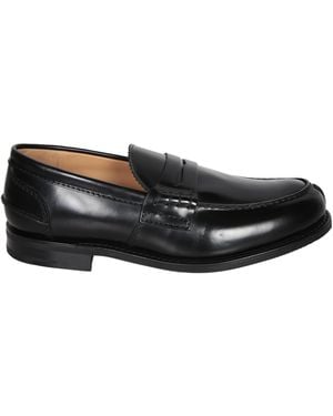 Church's Almond Toe Loafers - Black