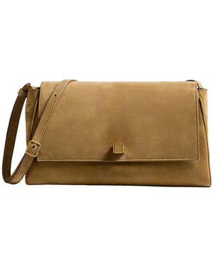 KHAITE Audrey Cross Body Bag - Natural