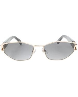 Chopard Eyewear Geometric Frame Sunglasses - White