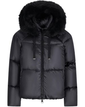 Herno Long-Sleeved Padded Jacket - Black