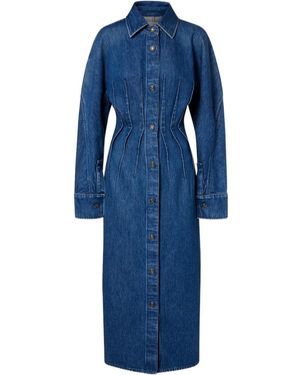 Givenchy Denim Midi Dress - Blue