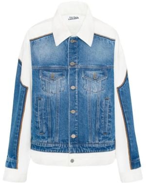 Jean Paul Gaultier Button-Fastening Jacket - Blue
