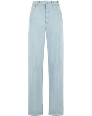 MM6 by Maison Margiela Straight Leg Jeans - Blue