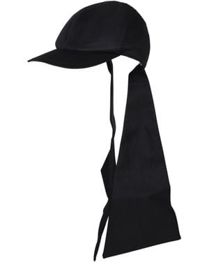 Sacai Single Brim Pocket Bucket Hat in Black | Lyst