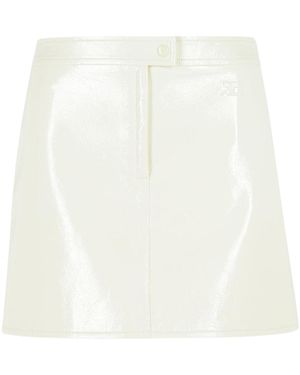 Courreges Courrèges A-Line Mini Skirt - White