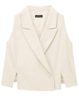 Emporio Armani Waistcoat - Natural