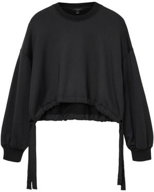 AllSaints Lele Drawstring Sweatshirt - Black