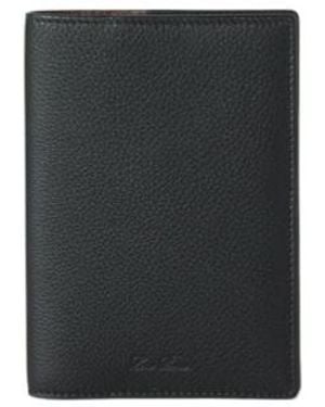 Loro Piana Extra Passport Holder - Black