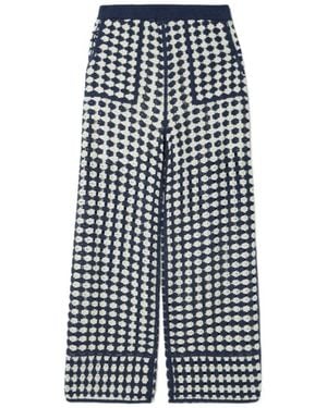 FARM Rio Elastic Waist Casual Pants - Blue