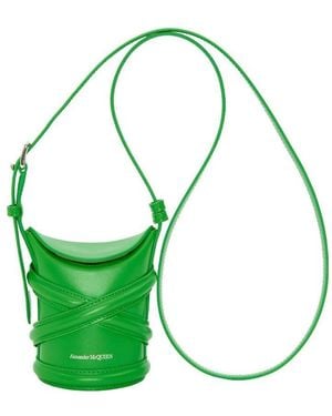 McQueen The Curve Mini Crossbody Bag - Green