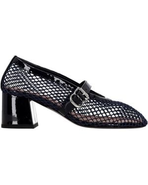Alaïa Fishnet High Heels - Blue