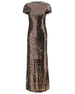 Palm Angels Open Back Sequin Embellished Midi Dress - Multicolour