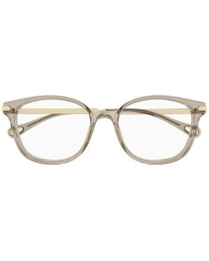 Chloé Chloé Eyewear Cat-Eye Frame Glasses - White