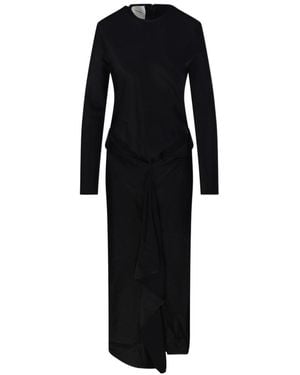 Nanushka Diah Crisp Satin Dress - Black